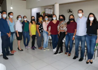 Prefeito Marcelo Belitardo visita Creche que passará por manutenção no bairro Santa Rita.