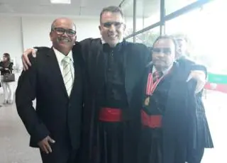 Prefeito Silvio Ramalho participa da posse do Procurador de Justiça Paulo Gomes, no MP/Ba