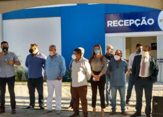 Prefeito Temóteo Brito inaugura  Centro Municipal de Covid 19