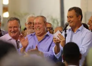 Prefeito Temóteo Brito recebe Governador Rui Costa para entrega de asfaltamento das ruas do bairro Recanto do Lago