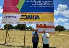 Prefeito Tonzinho anuncia construção de uma escola de tempo integral em Lajedão