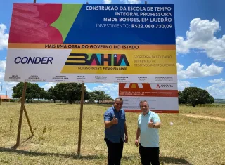 Prefeito Tonzinho anuncia construção de uma escola de tempo integral em Lajedão