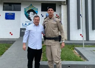 Prefeito Tonzinho recebe comandantes da Polícia Militar para fortalecer parcerias e ações na área da segurança pública