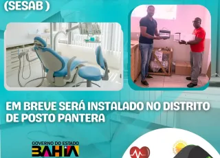 Prefeito “Tonzinho” recebe kit odontológico para atender o distrito de Posto Pantera, em Lajedão