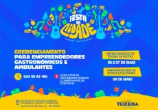 Prefeitura abre credenciamento para empreendedores gastronômicos e ambulantes para a Festa da Cidade 