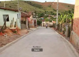 Prefeitura conclui obras de pavimentação em ruas do bairro Monte Santo, em Itanhém