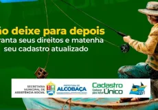 Prefeitura de Alcobaça promove mutirão do Cadastro Único para pescadores e marisqueiras