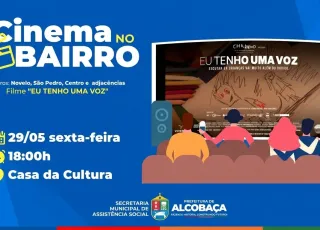 Prefeitura de Alcobaça promove sessão especial do projeto Cinema no Bairro
