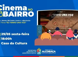 Prefeitura de Alcobaça promove sessão especial do projeto Cinema no Bairro