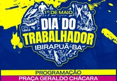 Prefeitura de Ibirapuã divulga programação especial para celebrar o Dia do Trabalhador com esporte, lazer e música