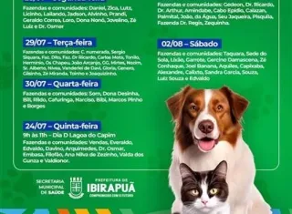 Prefeitura de Ibirapuã intensifica Campanha de Vacinação Antirrábica 2025 na zona rural
