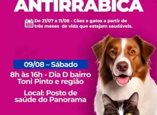 Prefeitura de Ibirapuã intensifica campanha de vacinação antirrábica com Dia D neste sábado