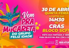 Prefeitura de Ibirapuã promove momento cultural com o grupo Feliz Idade nesta quinta (30)