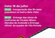 Prefeitura de Ibirapuã realiza entrega de casas populares e obras esportivas nesta sexta-feira (18)