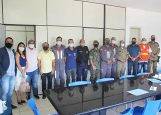 Prefeitura de Itamaraju e 18º Grupamento de Bombeiros Militares, realizam reunião para discutir a elaboração do Plano de Contingência no município
