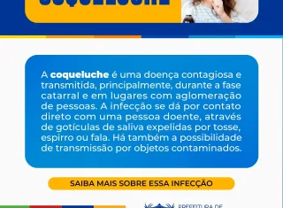 Prefeitura de Medeiros Neto alerta sobre os riscos do Coqueluche e importância do diagnóstico precoce