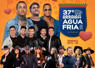 Prefeitura de Medeiros Neto anuncia novo local e mais duas atrações para o 37º Arraiá do Água Fria 
