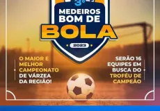 Prefeitura de Medeiros Neto anuncia o 3º Medeiros Bom de Bola