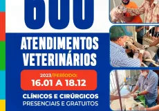 Prefeitura de Medeiros Neto bate recorde em atendimentos veterinários em 2023