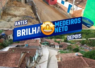 Prefeitura de Medeiros Neto entrega pavimentação da rua Otávio Rocha, no bairro Aparecida