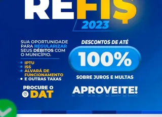 Prefeitura de Medeiros Neto lança Programa Refis 2023 para regularização e renegociação de dívidas tributárias