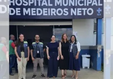 Prefeitura de Medeiros Neto recebeu visita do Núcleo Regional de Saúde para avaliação do Hospital Municipal
