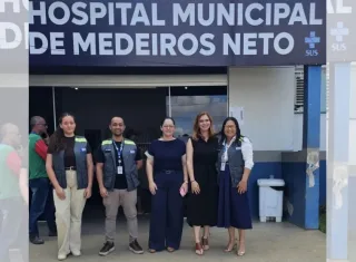 Prefeitura de Medeiros Neto recebeu visita do Núcleo Regional de Saúde para avaliação do Hospital Municipal