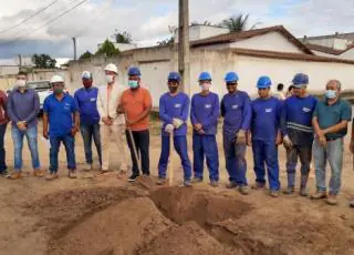 Prefeitura de Mucuri e EMBASA lançam obras de esgotamento sanitário do bairro Cidade Nova em Itabatã