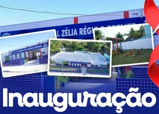  Prefeitura de Nova Viçosa inaugura creche municipal no distrito de Argolo