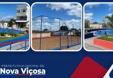Prefeitura de Nova Viçosa inaugura nova Praça no Jardim Primavera, em Posto da Mata