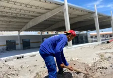 Prefeitura de Prado avança na segunda etapa das obras do novo Mercado Municipal 
