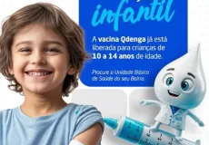 Prefeitura de Prado inicia vacinação contra a dengue para crianças e adolescentes de 10 a 14 anos