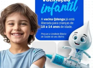 Prefeitura de Prado inicia vacinação contra a dengue para crianças e adolescentes de 10 a 14 anos