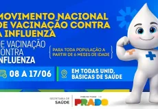 Prefeitura de Prado reforça campanha de vacinação contra a Influenza e convoca população