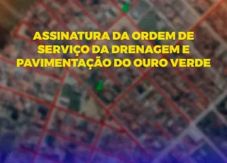 Prefeitura de Teixeira convida cidadãos para assinatura da ordem de serviço para microdrenagem e pavimentação de ruas do bairro Ouro Verde na quarta (31)