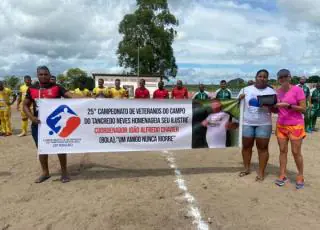 Prefeitura de Teixeira de Freitas apoia o XXV Campeonato Veterano de Futebol