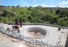 Prefeitura de Teixeira de Freitas avança com obras do Parque Municipal da Biquinha