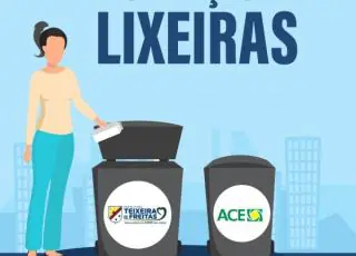 Prefeitura de Teixeira de Freitas firma parceria com empresa para instalar lixeiras na cidade