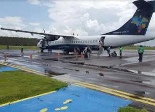 Prefeitura de Teixeira de Freitas lamenta o cancelamento dos voos da Azul no aeroporto da cidade.