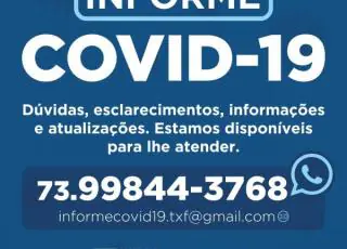 Prefeitura de Teixeira de Freitas lança canal “Informe Covid-19”