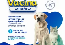 Prefeitura de Teixeira de Freitas realiza campanha de vacinação antirrábica gratuita para cães e gatos