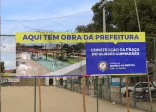 Prefeitura de Teixeira inicia construção de praça no Ulisses Guimarães