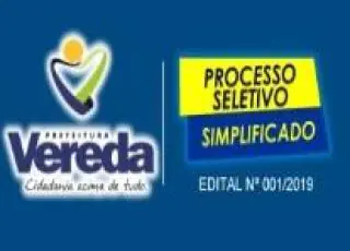 Prefeitura de Vereda abre processo seletivo para o cargo de nutricionista