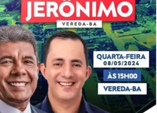 Vereda avança: Governador Jerônimo entregará obras e anunciará investimentos para o desenvolvimento local