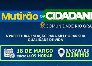 Prefeitura de Vereda realiza Mutirão da Cidadania na Comunidade Rio Grande nesta quarta-feira (18)