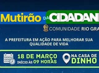 Prefeitura de Vereda realiza Mutirão da Cidadania na Comunidade Rio Grande nesta quarta-feira (18)