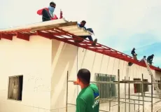 Prefeitura de Vereda realiza troca de telhado em escola municipal para garantir mais segurança