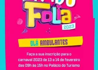 Prefeitura do Prado informa data para inscrição de ambulantes que vão trabalhar no Carnaval