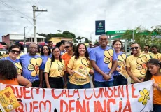 Prefeitura do Prado realiza caminhada do Maio Laranja e reforça combate à exploração sexual de crianças e adolescentes