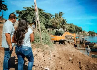 Prefeitura do Prado retoma obras do Cais do Rio Jucuruçu